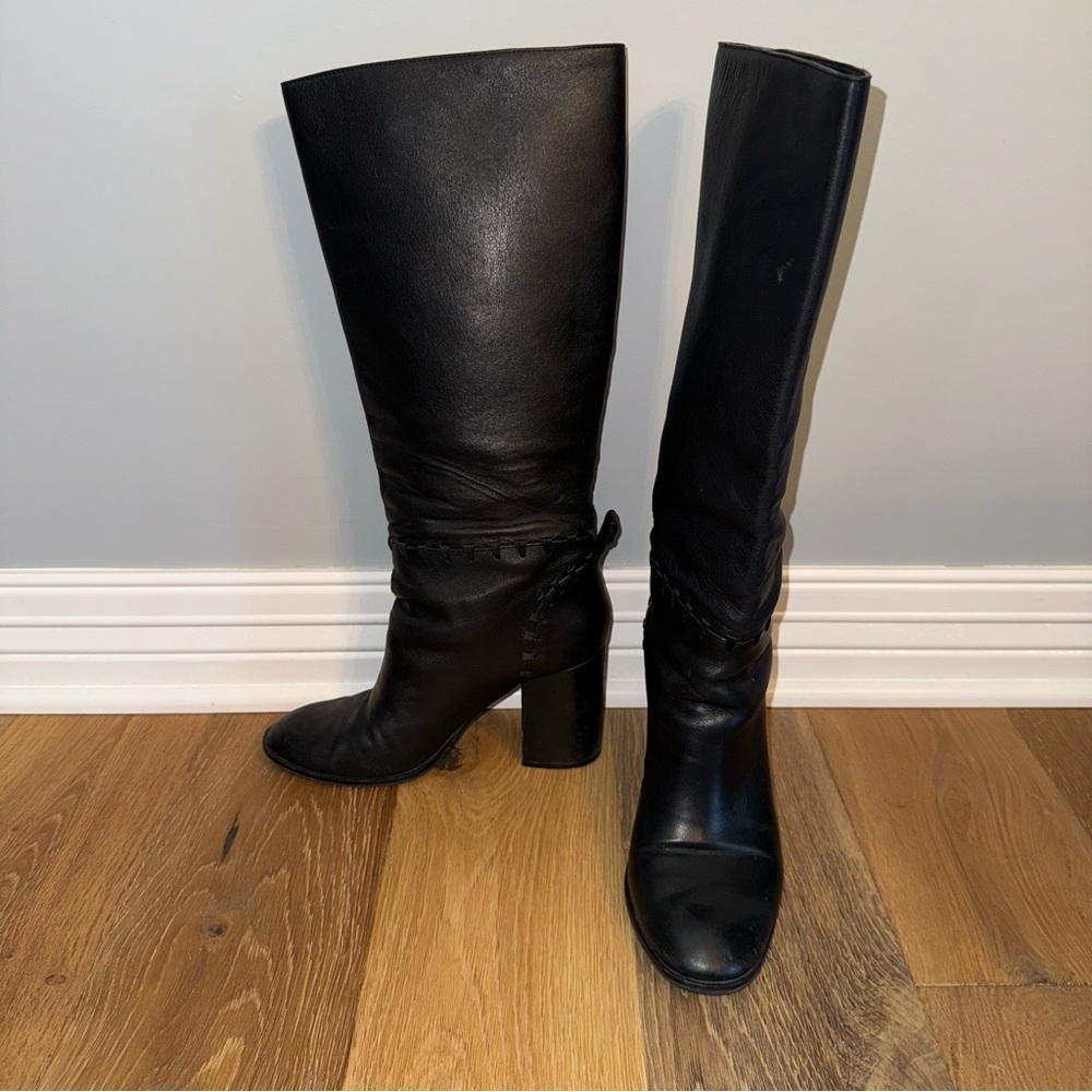 Tory Burch Contraire Knee-High Boots with Block Heel Size 9.5
